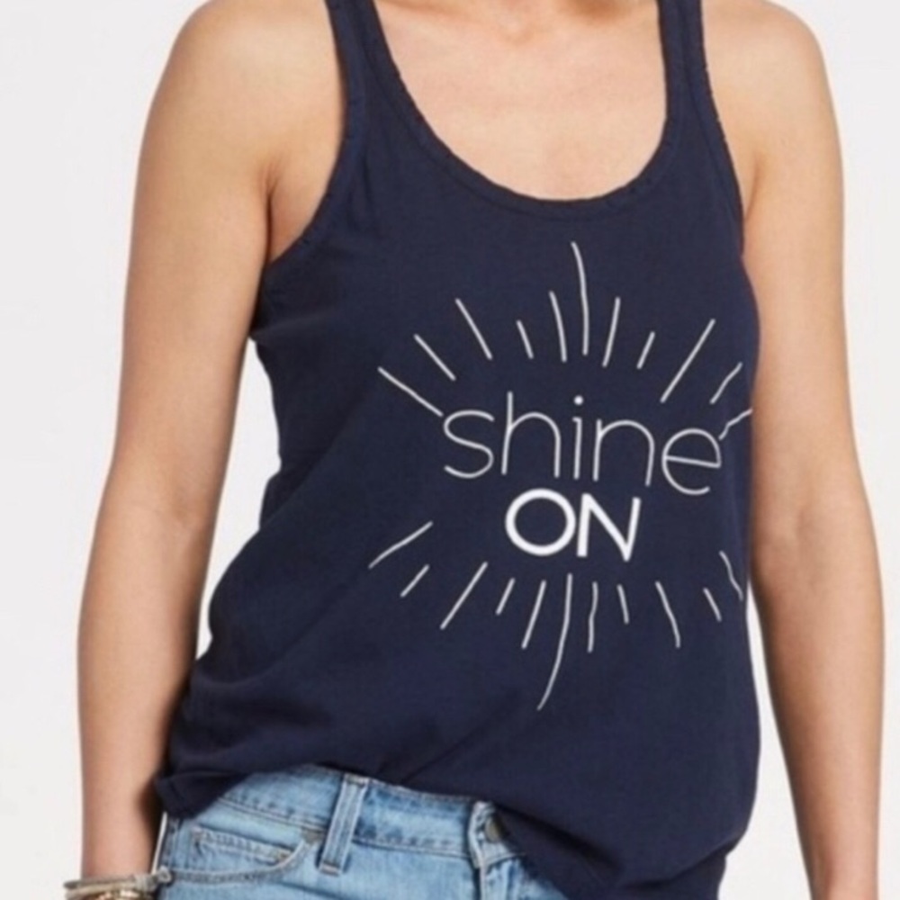 💗(Chaser) Navy Shine On Tank - Women’s SIZE SMALL